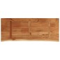 vidaXL Tischplatte 90x40x2,5 cm Rechteckig Massivholz Akazie Baumkante vidaXL Tischplatte 90x40x2,5 cm Rechteckig Massivholz Akazie Baumkante