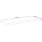 vidaXL Tischplatte 90x40x2,5 cm Rechteckig Massivholz Akazie Baumkante vidaXL Tischplatte 90x40x2,5 cm Rechteckig Massivholz Akazie Baumkante