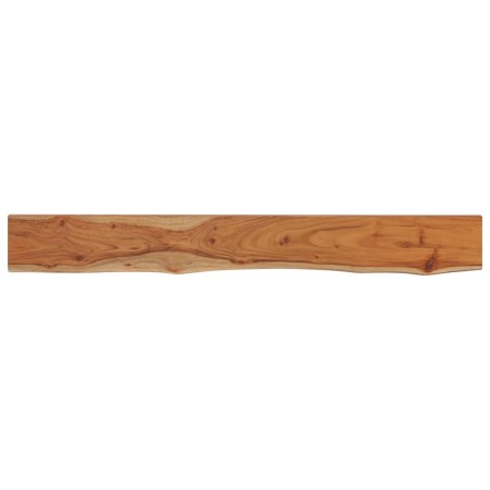 vidaXL Wandregal 140x20x3,8 cm Rechteckig Massivholz Akazie Baumkante