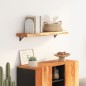 vidaXL Wandregal 70x30x3,8 cm Rechteckig Massivholz Akazie Baumkante vidaXL Wandregal 70x30x3,8 cm Rechteckig Massivholz Akazie Baumkante