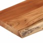 vidaXL Wandregal 70x30x3,8 cm Rechteckig Massivholz Akazie Baumkante vidaXL Wandregal 70x30x3,8 cm Rechteckig Massivholz Akazie Baumkante