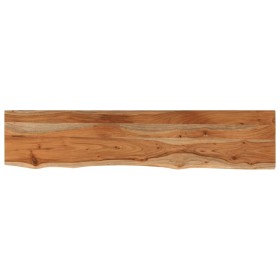 vidaXL Tischplatte 140x30x3,8cm Rechteckig Massivholz Akazie Baumkante
