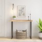 vidaXL Tischplatte 100x40x3,8cm Rechteckig Massivholz Akazie Baumkante vidaXL Tischplatte 100x40x3,8cm Rechteckig Massivholz Akazie Baumkante