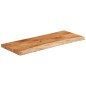 vidaXL Tischplatte 100x40x3,8cm Rechteckig Massivholz Akazie Baumkante vidaXL Tischplatte 100x40x3,8cm Rechteckig Massivholz Akazie Baumkante
