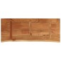 vidaXL Tischplatte 100x40x3,8cm Rechteckig Massivholz Akazie Baumkante vidaXL Tischplatte 100x40x3,8cm Rechteckig Massivholz Akazie Baumkante