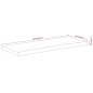 vidaXL Tischplatte 100x40x3,8cm Rechteckig Massivholz Akazie Baumkante vidaXL Tischplatte 100x40x3,8cm Rechteckig Massivholz Akazie Baumkante