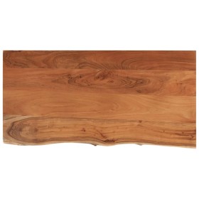 vidaXL Tischplatte 80x40x3,8 cm Rechteckig Massivholz Akazie Baumkante
