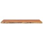 vidaXL Tischplatte 80x40x3,8 cm Rechteckig Massivholz Akazie Baumkante vidaXL Tischplatte 80x40x3,8 cm Rechteckig Massivholz Akazie Baumkante