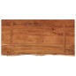 vidaXL Tischplatte 80x40x3,8 cm Rechteckig Massivholz Akazie Baumkante vidaXL Tischplatte 80x40x3,8 cm Rechteckig Massivholz Akazie Baumkante