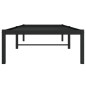 vidaXL Bettgestell Metall Schwarz 80x200 cm vidaXL Bettgestell Metall Schwarz 80x200 cm