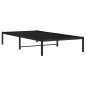 vidaXL Bettgestell Metall Schwarz 100x200 cm vidaXL Bettgestell Metall Schwarz 100x200 cm