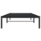 vidaXL Bettgestell Metall Schwarz 100x200 cm vidaXL Bettgestell Metall Schwarz 100x200 cm