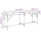 vidaXL Essbank Schwarz 124x32x45 cm Stahl und Kunstleder vidaXL Essbank Schwarz 124x32x45 cm Stahl und Kunstleder