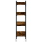 vidaXL Bücherregal 4 Böden Räuchereiche 35x30x138,5 cm Holzwerkstoff vidaXL Bücherregal 4 Böden Räuchereiche 35x30x138,5 cm Holzwerkstoff