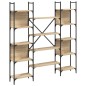 vidaXL Bücherregal Sonoma-Eiche 155,5x24x166,5 cm Holzwerkstoff vidaXL Bücherregal Sonoma-Eiche 155,5x24x166,5 cm Holzwerkstoff