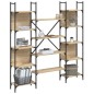 vidaXL Bücherregal Sonoma-Eiche 155,5x24x166,5 cm Holzwerkstoff vidaXL Bücherregal Sonoma-Eiche 155,5x24x166,5 cm Holzwerkstoff