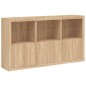 vidaXL Sideboard mit LED-Leuchten Sonoma-Eiche 181,5x37x100 cm vidaXL Sideboard mit LED-Leuchten Sonoma-Eiche 181,5x37x100 cm