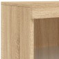 vidaXL Sideboard mit LED-Leuchten Sonoma-Eiche 181,5x37x100 cm vidaXL Sideboard mit LED-Leuchten Sonoma-Eiche 181,5x37x100 cm