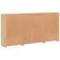 vidaXL Sideboard mit LED-Leuchten Sonoma-Eiche 202x37x100 cm vidaXL Sideboard mit LED-Leuchten Sonoma-Eiche 202x37x100 cm