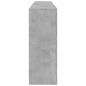 vidaXL Sideboard mit LED-Leuchten Betongrau 202x37x100 cm vidaXL Sideboard mit LED-Leuchten Betongrau 202x37x100 cm