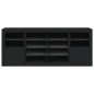 vidaXL Sideboard mit LED-Leuchten Schwarz 163x37x67 cm vidaXL Sideboard mit LED-Leuchten Schwarz 163x37x67 cm