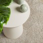 vidaXL Teppich ISTAN Hochflor Glänzend Beige Ø 120 cm vidaXL Teppich ISTAN Hochflor Glänzend Beige Ø 120 cm