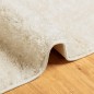 vidaXL Teppich ISTAN Hochflor Glänzend Creme 140x200 cm vidaXL Teppich ISTAN Hochflor Glänzend Creme 140x200 cm