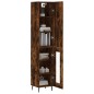 Highboard Räuchereiche 34,5x34x180 cm Holzwerkstoff Highboard Räuchereiche 34,5x34x180 cm Holzwerkstoff