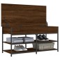 vidaXL Schuhbank Braun Eichen-Optik 100x42,5x50 cm Holzwerkstoff vidaXL Schuhbank Braun Eichen-Optik 100x42,5x50 cm Holzwerkstoff