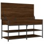 vidaXL Schuhbank Braun Eichen-Optik 100x42,5x50 cm Holzwerkstoff vidaXL Schuhbank Braun Eichen-Optik 100x42,5x50 cm Holzwerkstoff
