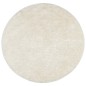 vidaXL Teppich ISTAN Hochflor Glänzend Creme Ø 120 cm vidaXL Teppich ISTAN Hochflor Glänzend Creme Ø 120 cm