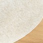 vidaXL Teppich ISTAN Hochflor Glänzend Creme Ø 120 cm vidaXL Teppich ISTAN Hochflor Glänzend Creme Ø 120 cm