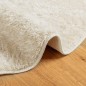 vidaXL Teppich ISTAN Hochflor Glänzend Creme Ø 120 cm vidaXL Teppich ISTAN Hochflor Glänzend Creme Ø 120 cm