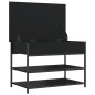 vidaXL Schuhbank Schwarz 70x42,5x50 cm Holzwerkstoff vidaXL Schuhbank Schwarz 70x42,5x50 cm Holzwerkstoff