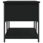 vidaXL Sitzbank mit Stauraum Schwarz 100x42,5x47 cm Holzwerkstoff vidaXL Sitzbank mit Stauraum Schwarz 100x42,5x47 cm Holzwerkstoff