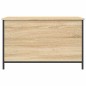 vidaXL Sitzbank mit Stauraum Sonoma-Eiche 80x42,5x50 cm Holzwerkstoff vidaXL Sitzbank mit Stauraum Sonoma-Eiche 80x42,5x50 cm Holzwerkstoff