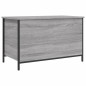 vidaXL Sitzbank mit Stauraum Grau Sonoma 80x42,5x50 cm Holzwerkstoff vidaXL Sitzbank mit Stauraum Grau Sonoma 80x42,5x50 cm Holzwerkstoff