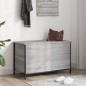 vidaXL Sitzbank mit Stauraum Grau Sonoma 80x42,5x50 cm Holzwerkstoff vidaXL Sitzbank mit Stauraum Grau Sonoma 80x42,5x50 cm Holzwerkstoff