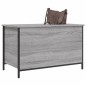 vidaXL Sitzbank mit Stauraum Grau Sonoma 80x42,5x50 cm Holzwerkstoff vidaXL Sitzbank mit Stauraum Grau Sonoma 80x42,5x50 cm Holzwerkstoff