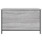 vidaXL Sitzbank mit Stauraum Grau Sonoma 80x42,5x50 cm Holzwerkstoff vidaXL Sitzbank mit Stauraum Grau Sonoma 80x42,5x50 cm Holzwerkstoff