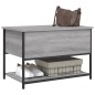 vidaXL Sitzbank mit Stauraum Grau Sonoma 70x42,5x47 cm Holzwerkstoff vidaXL Sitzbank mit Stauraum Grau Sonoma 70x42,5x47 cm Holzwerkstoff