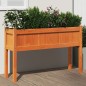 vidaXL Pflanzkübel mit Beinen Wachsbraun 110x31x70cm Massivholz Kiefer vidaXL Pflanzkübel mit Beinen Wachsbraun 110x31x70cm Massivholz Kiefer