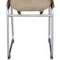 vidaXL Esszimmerstühle 2 Stk. Braun und Beige Echtleder und Canvas vidaXL Esszimmerstühle 2 Stk. Braun und Beige Echtleder und Canvas