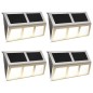 vidaXL Solarleuchten 4 Stk. LED Warmweiß vidaXL Solarleuchten 4 Stk. LED Warmweiß
