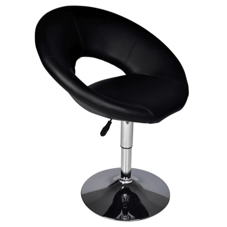 vidaXL Barhocker Schwarz Kunstleder