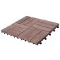vidaXL Terrassenfliesen 11 Stk. 30x30 cm Altholz Massiv vidaXL Terrassenfliesen 11 Stk. 30x30 cm Altholz Massiv