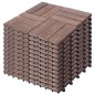 vidaXL Terrassenfliesen 11 Stk. 30x30 cm Altholz Massiv vidaXL Terrassenfliesen 11 Stk. 30x30 cm Altholz Massiv