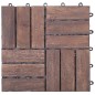 vidaXL Terrassenfliesen 11 Stk. 30x30 cm Altholz Massiv vidaXL Terrassenfliesen 11 Stk. 30x30 cm Altholz Massiv