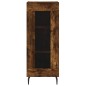 Highboard Räuchereiche 34,5x34x180 cm Holzwerkstoff Highboard Räuchereiche 34,5x34x180 cm Holzwerkstoff