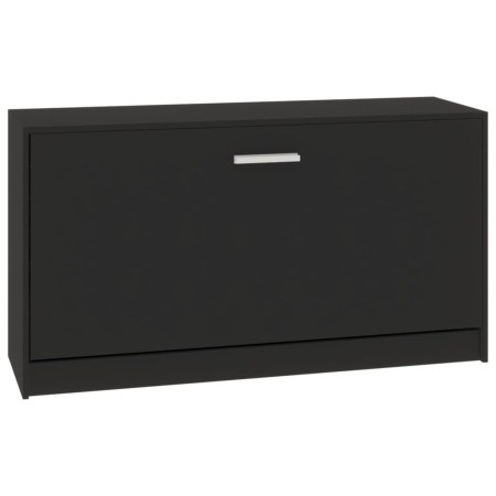 vidaXL Schuhbank Schwarz 80x24x45 cm Holzwerkstoff